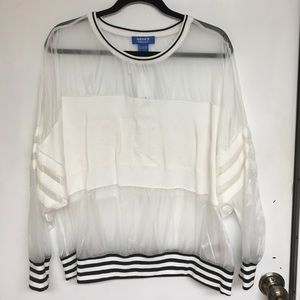 adidas sheer sweatshirt